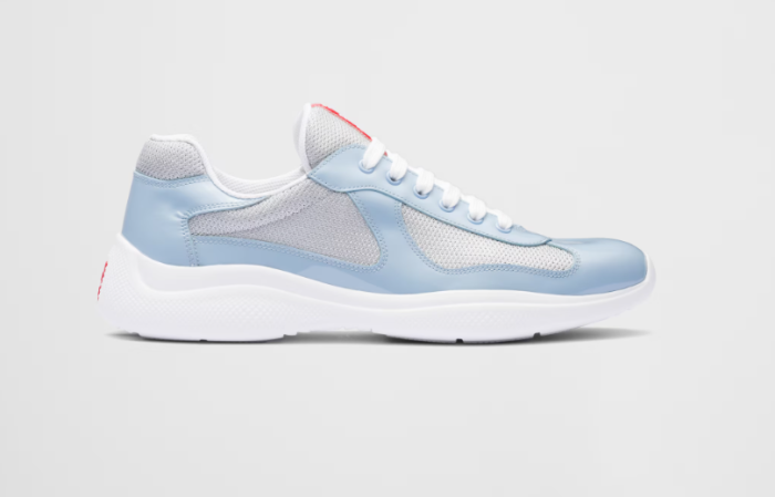 Patent leather and technical fabric Prada America