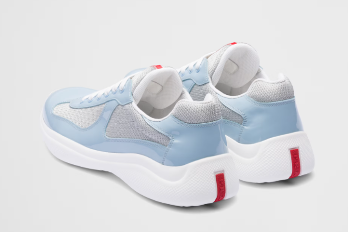 Patent leather and technical fabric Prada America