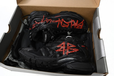 BALCIA Runner Black And Red Characters Balenciaga