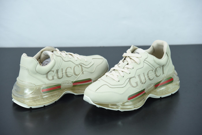 GUCC LOGO RHYTON VINTAGE TRAINER SNEAKER 500877 DRW00 9522