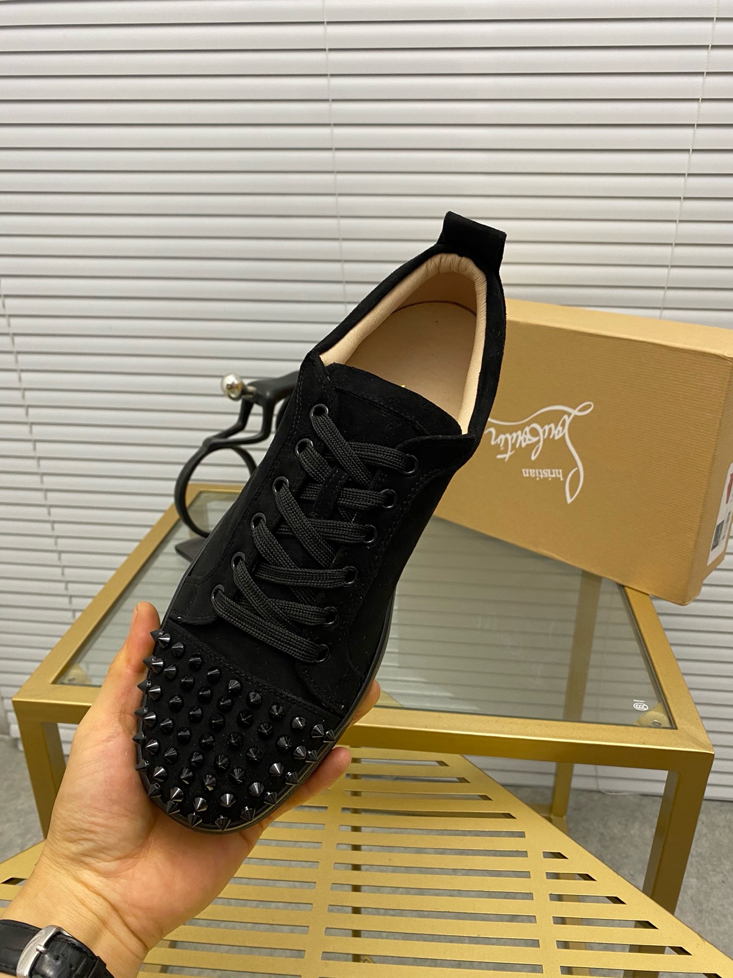 Christian Louboutin Louis Junior Spikes